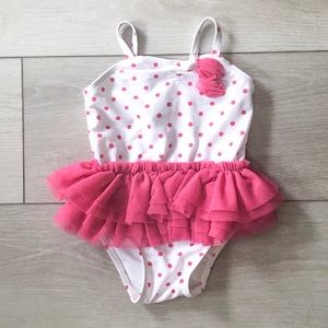 One piece swim suit for baby girl